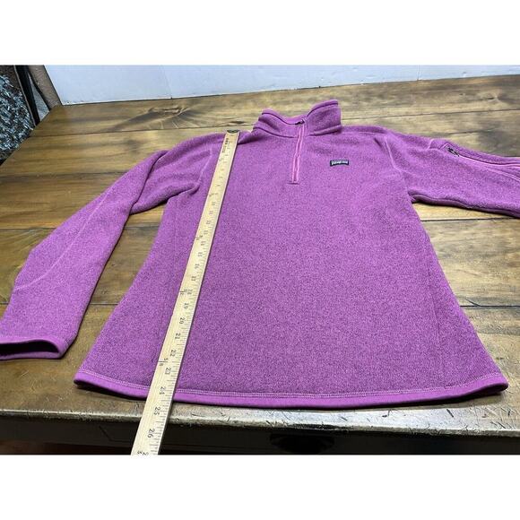 Patagonia Women’s Better Sweater Pink Magenta Full Zip Hooded Hoodie Jacket Sz M - Picture 4 of 7